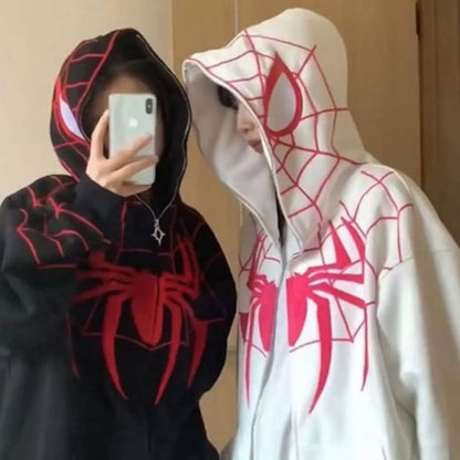 Spider-Man Couple- Zip Hooded Sweatshirt for girls- by now Exowear (PACK 2)