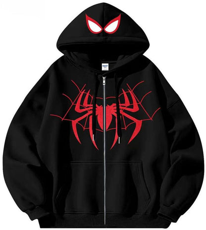 Spider-Man  Hoodies | Oversized Fit | Matching Zip-Up Design