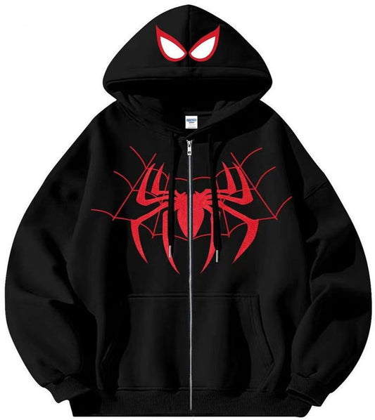 Spider-Man  Hoodies | Oversized Fit | Matching Zip-Up Design