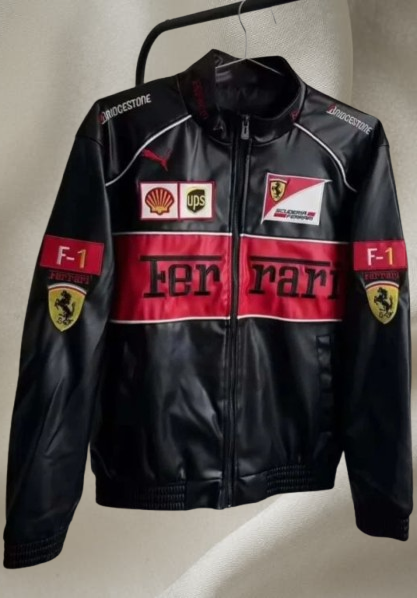 Farrari F1 Leather Jacket – Premium Quality