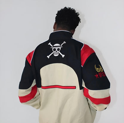 Exowear Hat Pirates Jacket – One Piece Bomber Varsity Jacket