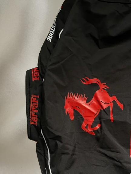 Black Farrari F1 Unisex Racing Jacket by Exowear