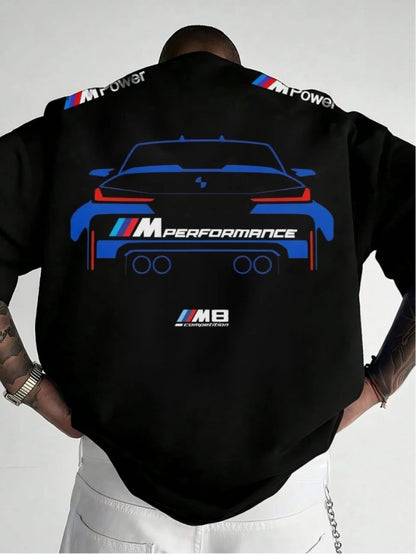 M8 Oversized Tee – Classic White Streetwear Staple