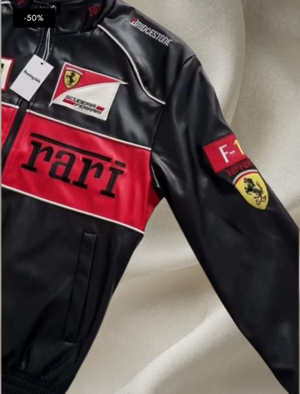 Farrari F1 Leather Jacket – Premium Quality