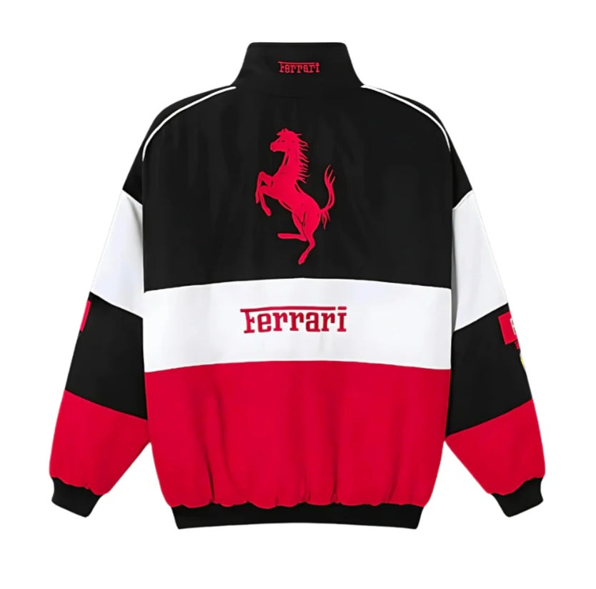 Ferrari racing jacket in Tri-colour.