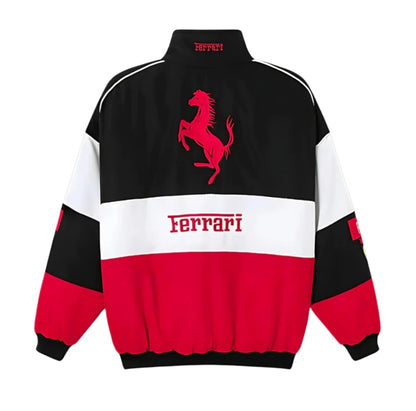 Ferrari racing jacket in Tri-colour.