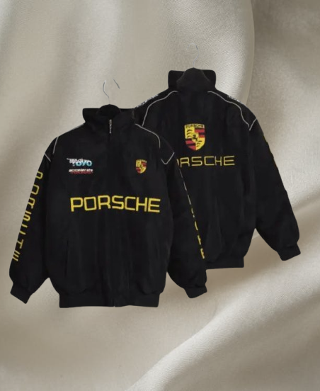 Porsche Style Motorsport Racing Jacket bold Vintage Comfort