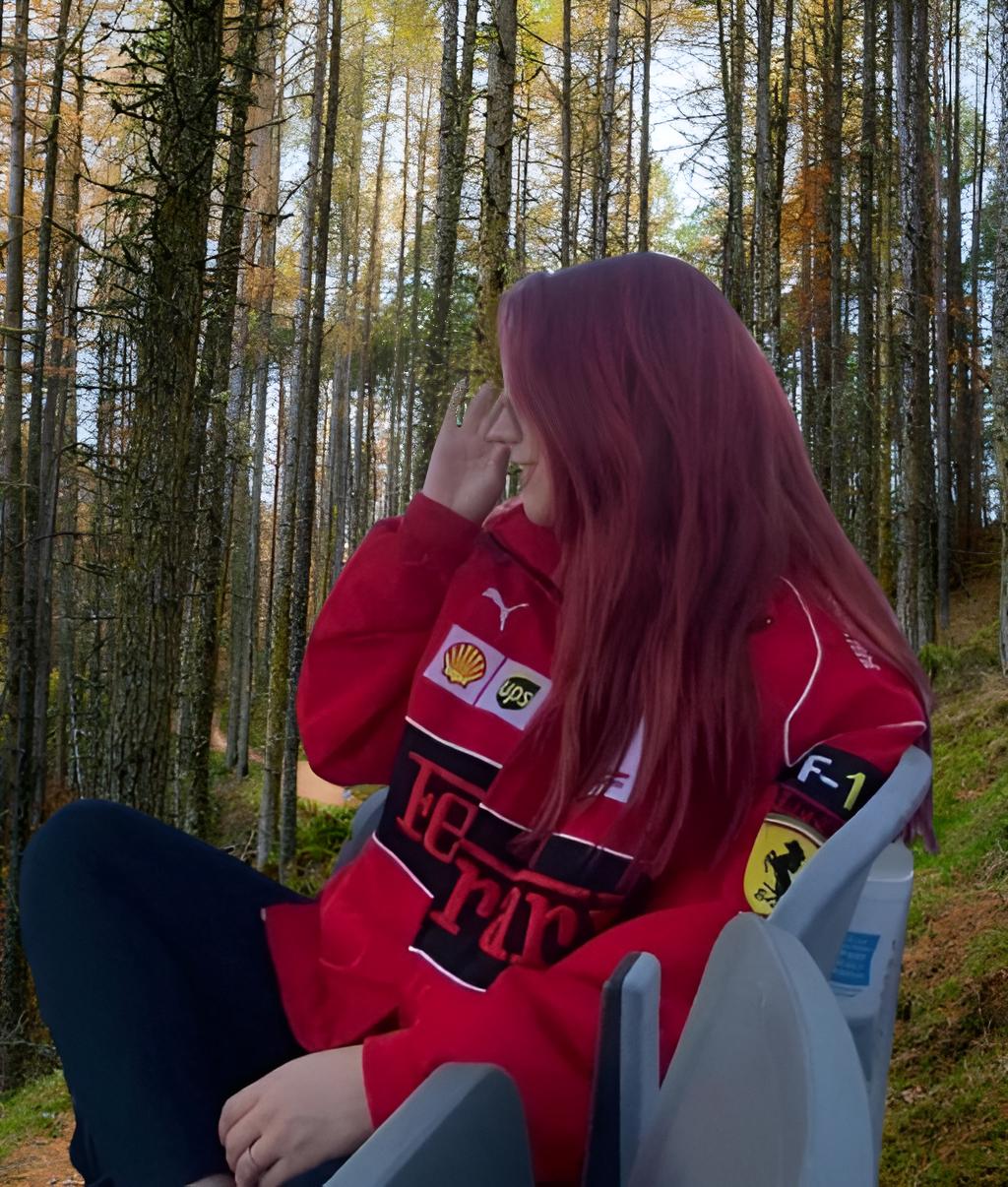 Red Farrari F1 Unisex Puffer  Jacket by Exowear