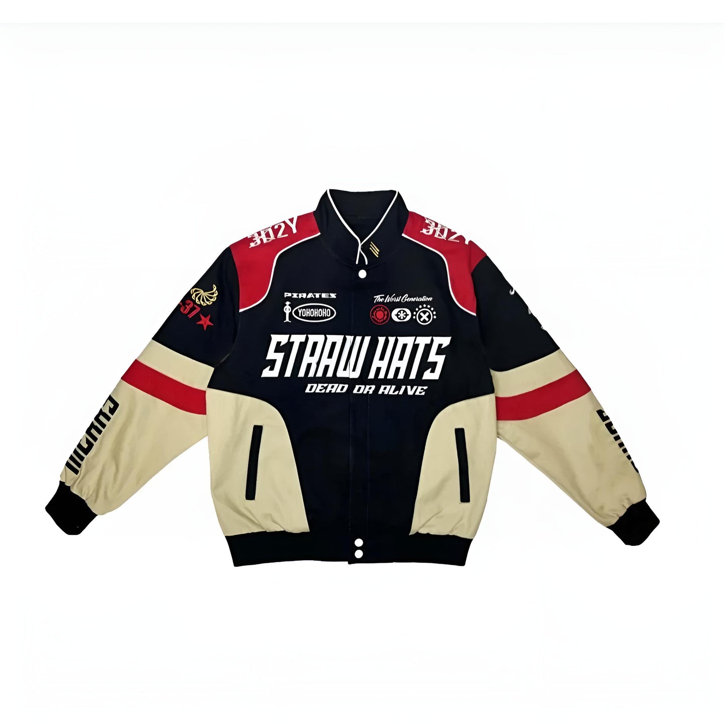 Exowear Hat Pirates Jacket – One Piece Bomber Varsity Jacket