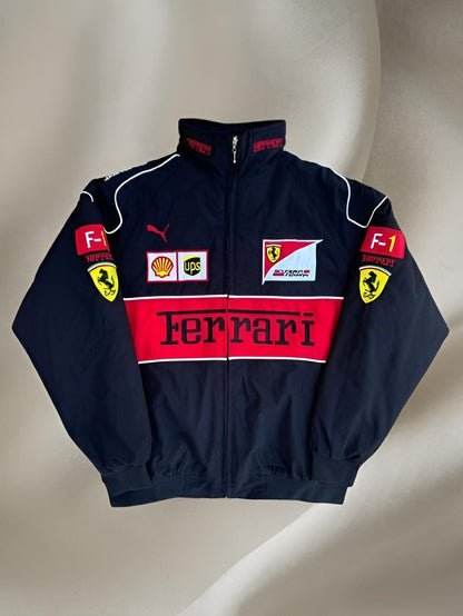 Black Farrari F1 Unisex Racing Jacket by Exowear