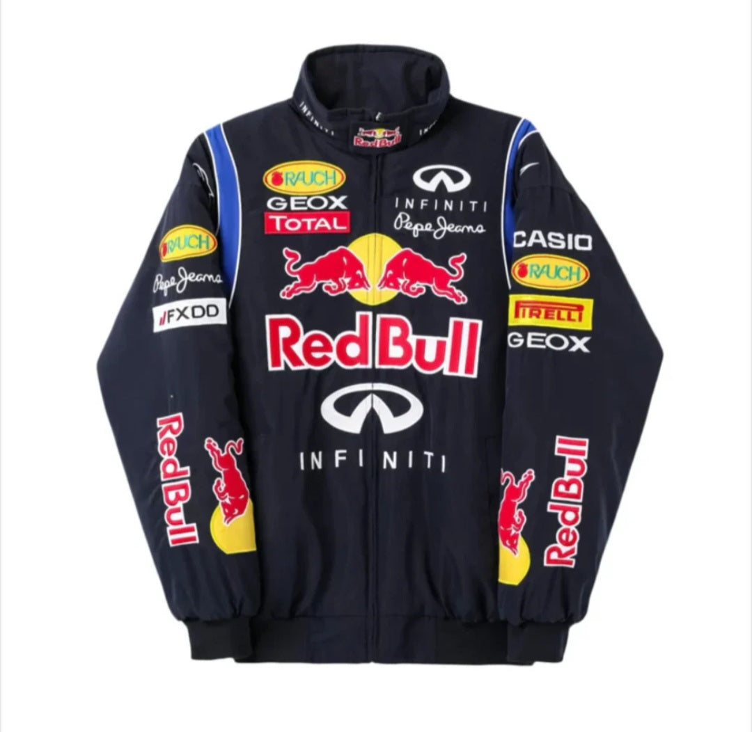Premium Embroidered Red Bull Racing Jacket – Exowear Streetwear