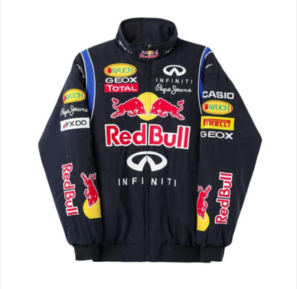 Premium Embroidered Red Bull Racing Jacket – Exowear Streetwear