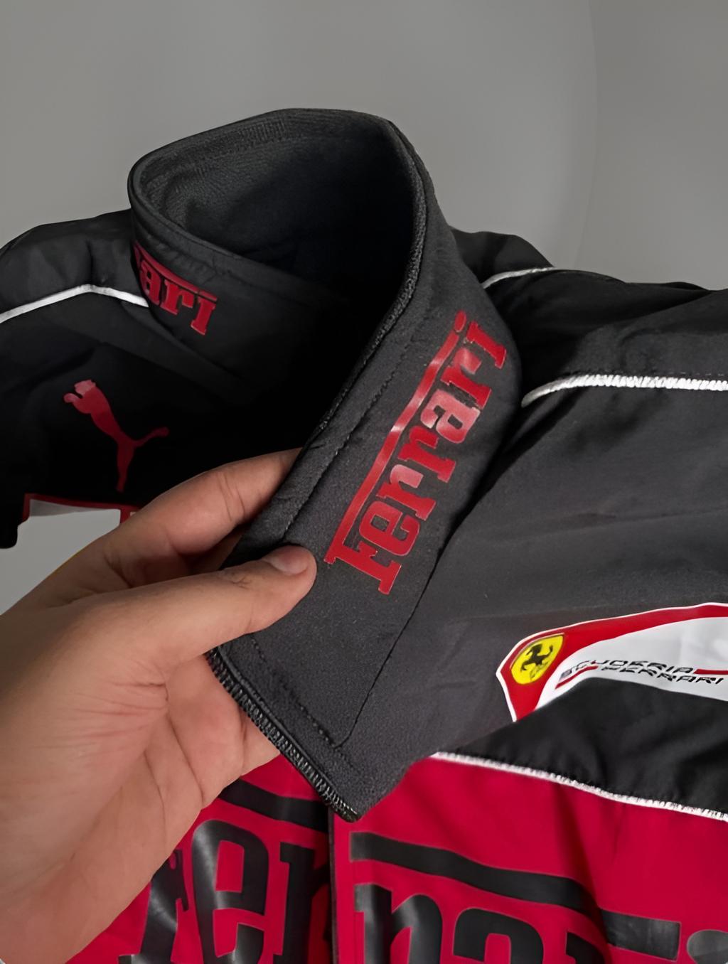 Black Farrari F1 Unisex Racing Jacket by Exowear