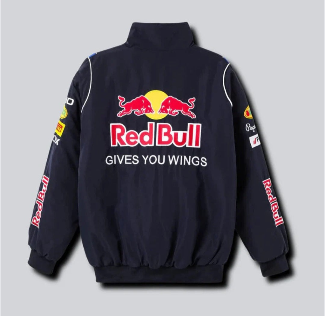 Premium Embroidered Red Bull Racing Jacket – Exowear Streetwear