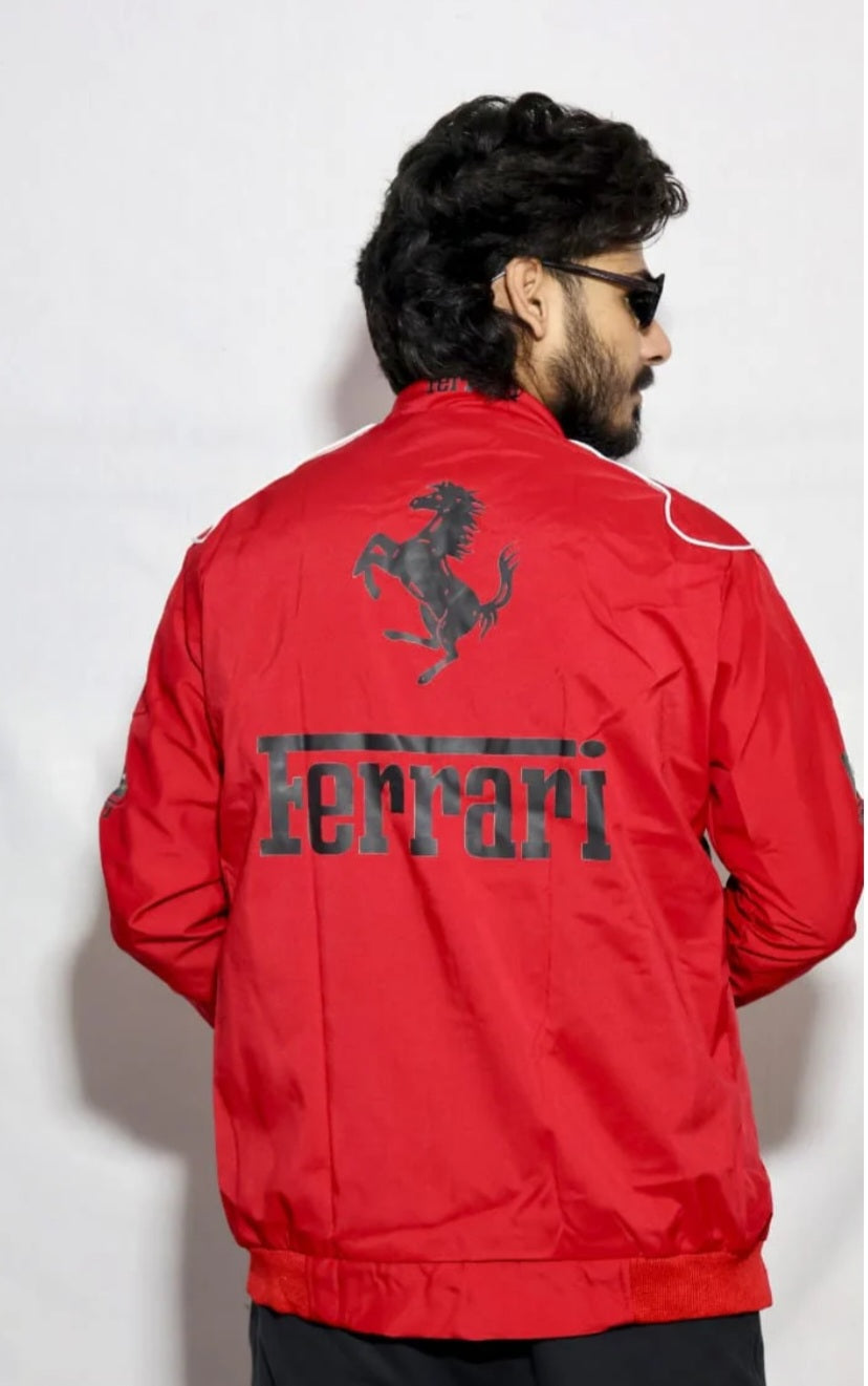 Ferrari racing jacket in red